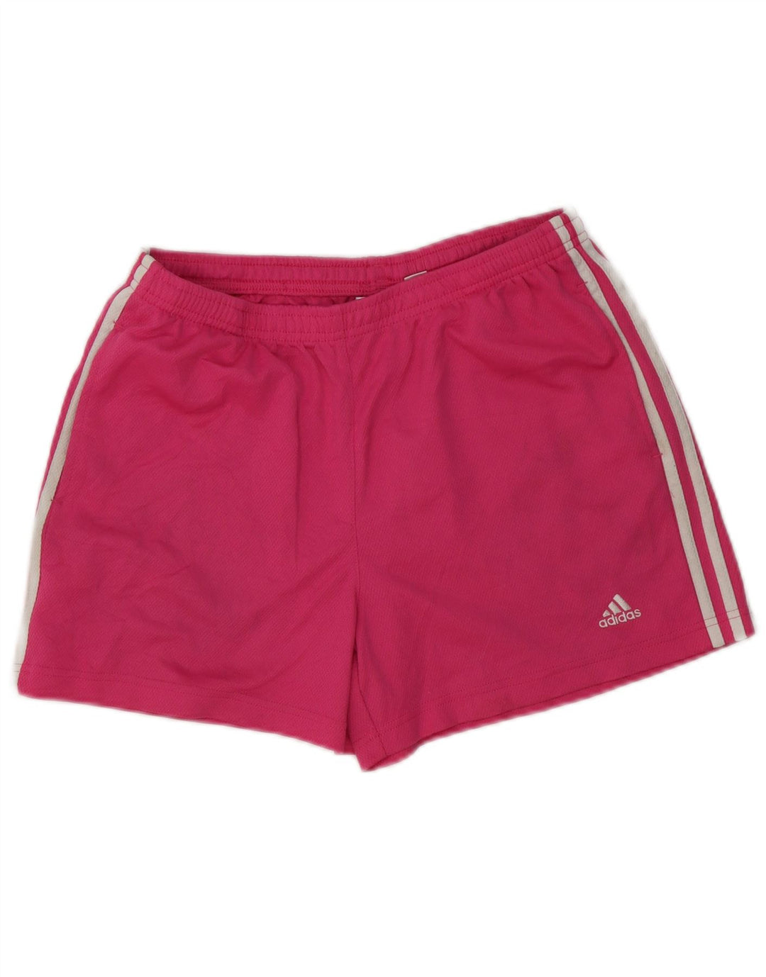 ADIDAS Womens Sport Shorts UK 14 Medium Pink Polyester