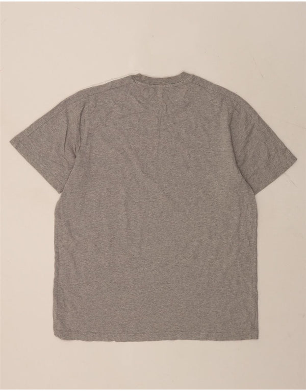 ADIDAS Mens T-Shirt Top Large Grey Cotton