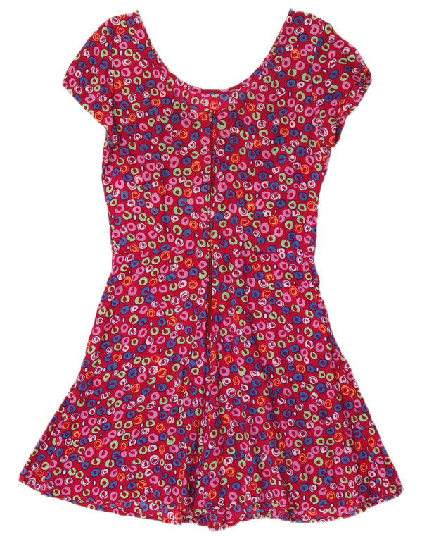 Vintage Womens Playsuit UK 12 Medium  Pink Floral