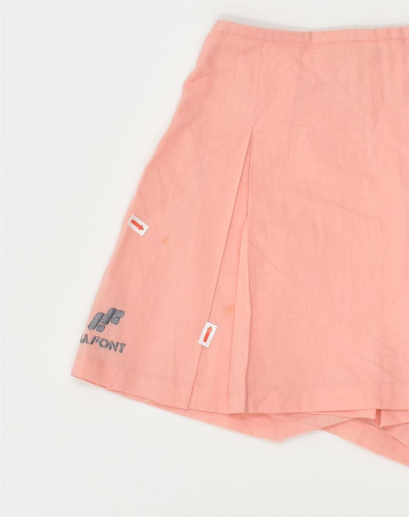 VINTAGE Womens Skort IT 42 Medium  Pink Cotton | Vintage Vintage | Thrift | Second-Hand Vintage | Used Clothing | Messina Hembry 