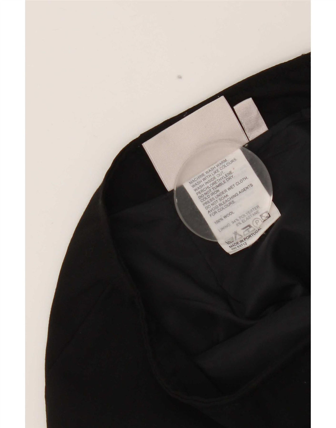 Inwear Womens A-Line Skirt UK 12 Medium W30 Black Wool