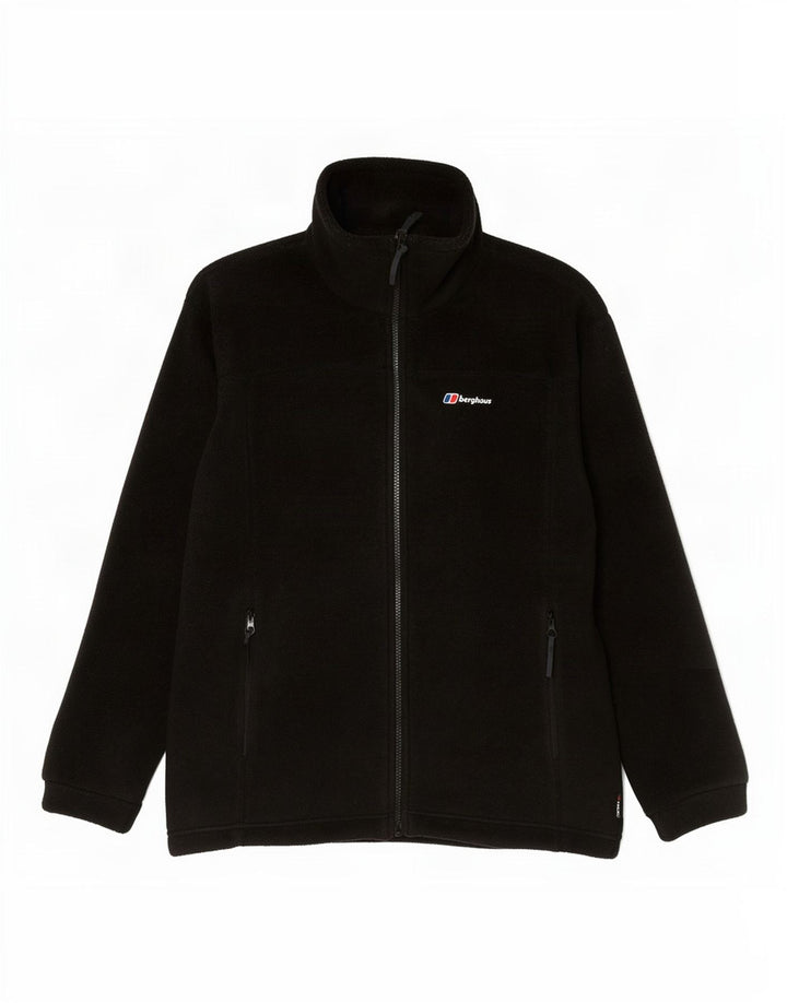 Berghaus Womens Liner Fleece Jacket UK 14 Large Black Polyester