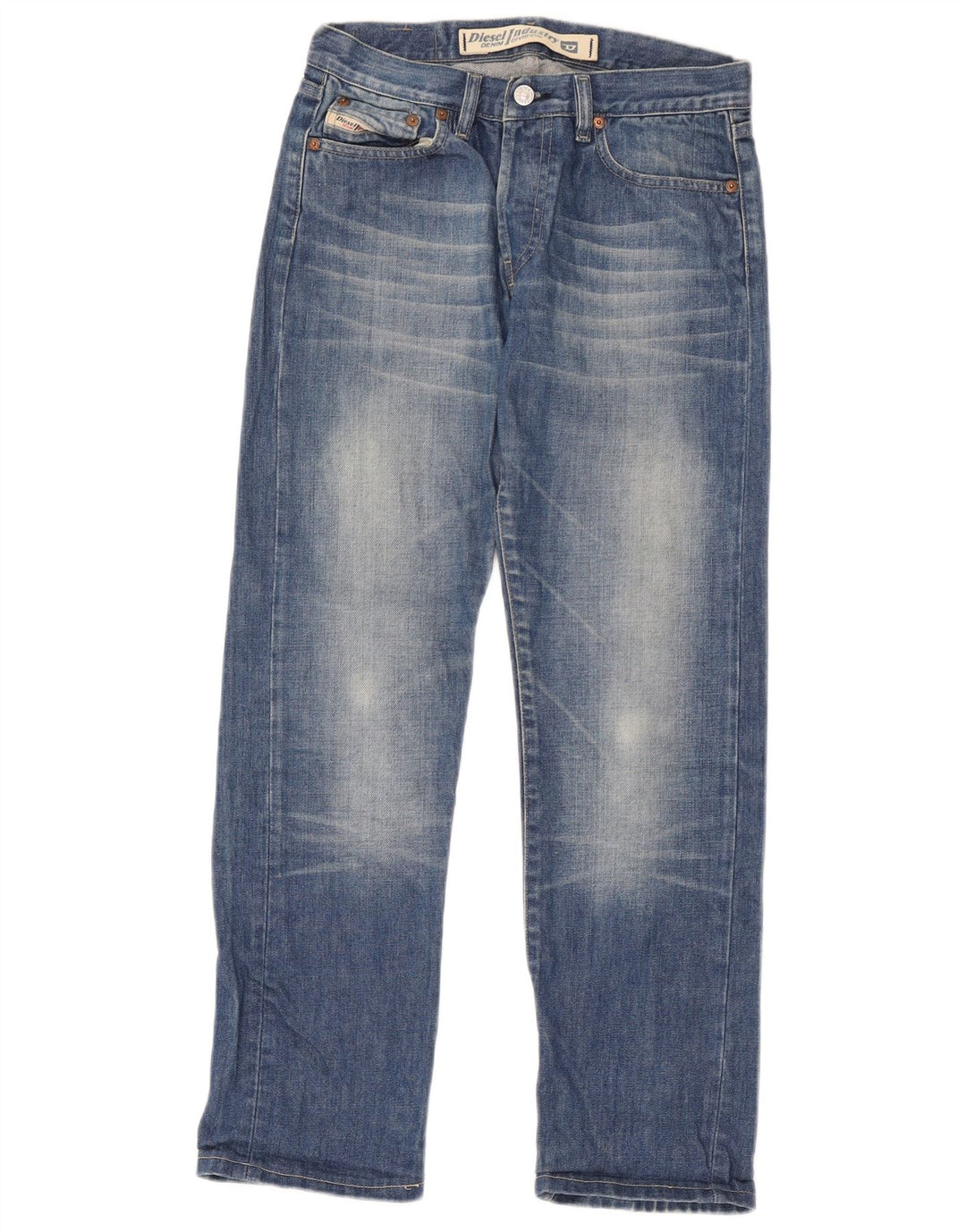 Diesel Womens Straight Jeans  W28 L28 Blue Cotton