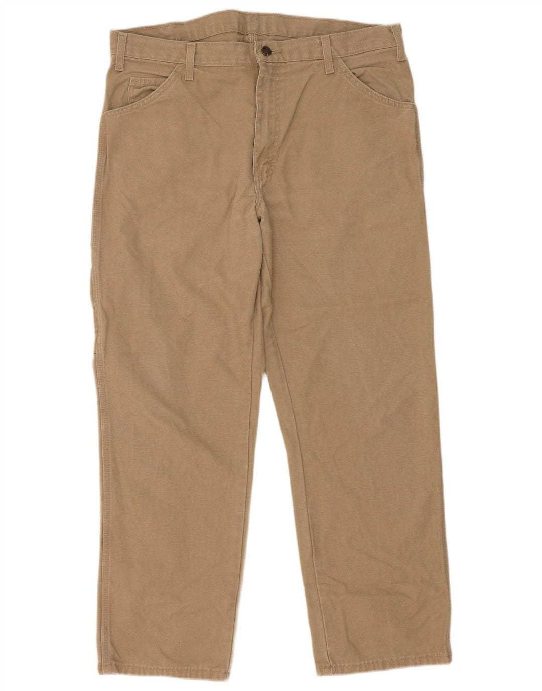 Dickies Mens Relaxed Fit Cargo Trousers W36 L30 Beige