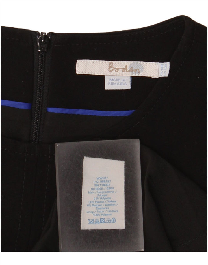 Boden Womens Sheath Dress UK 14 Large Black Polyester