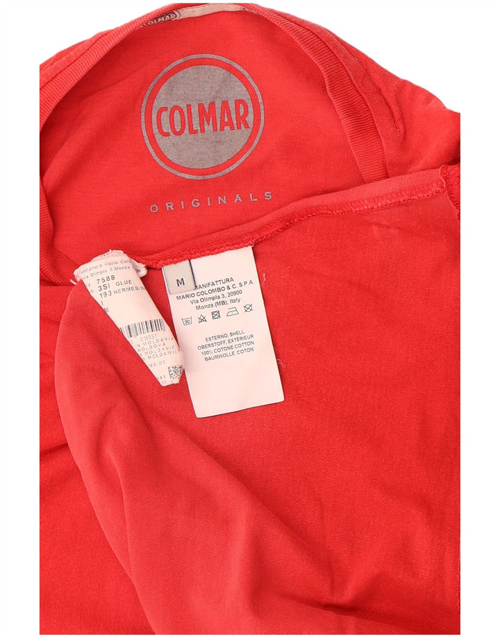 COLMAR Mens Graphic T-Shirt Top Medium Red Cotton