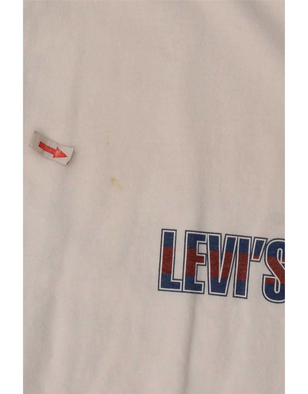 Levi's Mens Graphic T-Shirt Top Large White Cotton