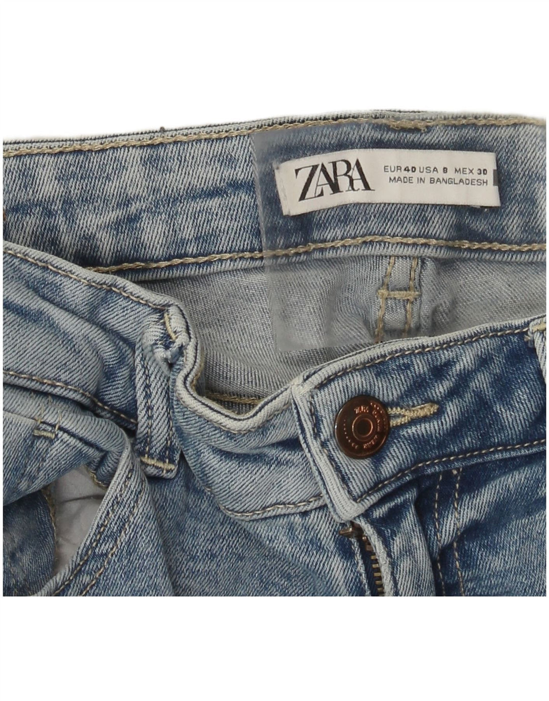 Zara Womens Skinny Jeans EU 40 Medium W30 L27 Blue