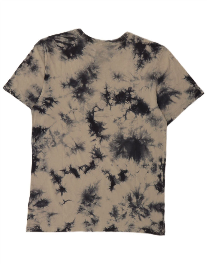 Jordan Mens Graphic T-Shirt Top Small Grey Tie Dye Cotton