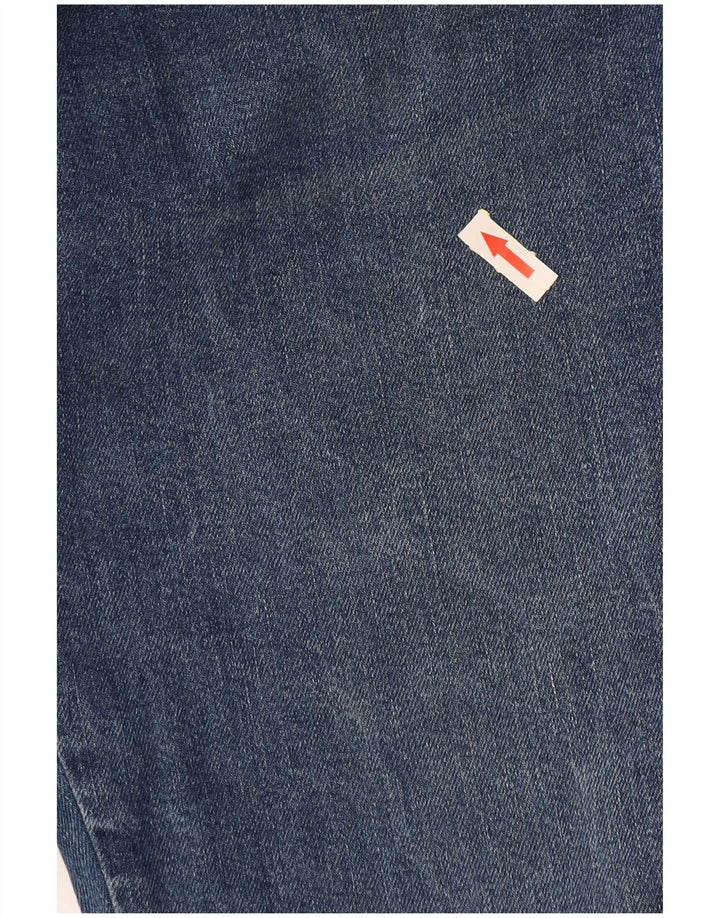 WRANGLER Mens Regular Fit Straight Jeans W38 L30 Blue Cotton