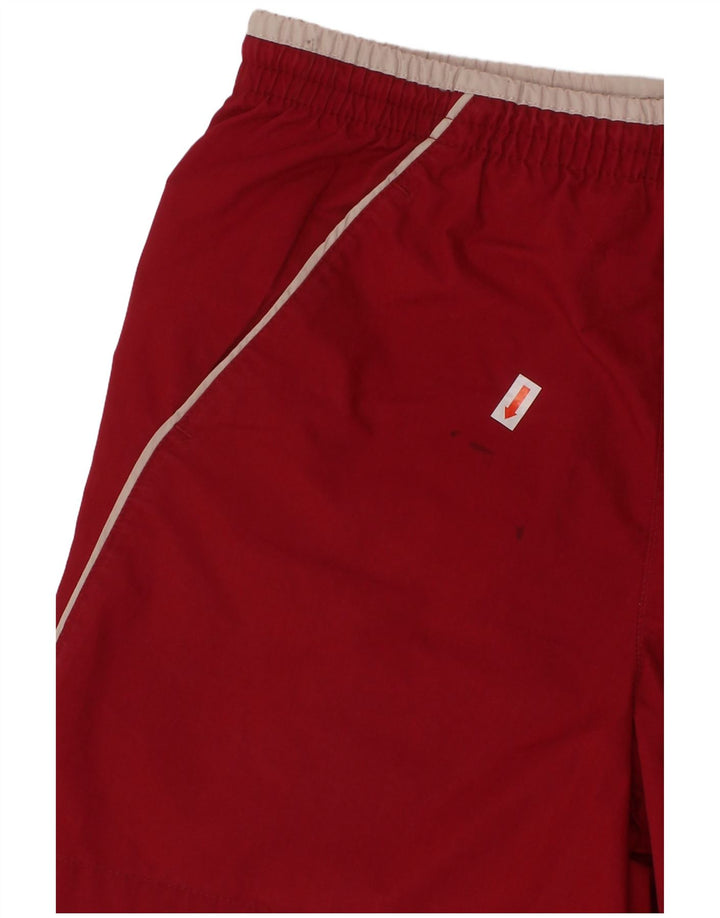 NIKE Boys Graphic Sport Shorts 8-9 Years Small Red Polyester