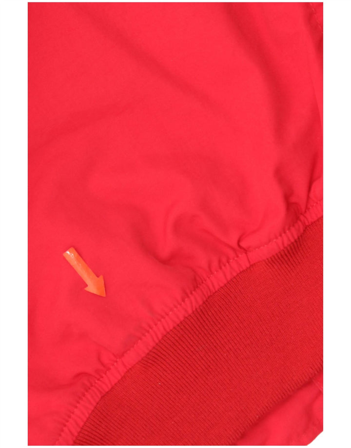 Tommy Hilfiger Mens Bomber Jacket UK 36 Small Red Nylon