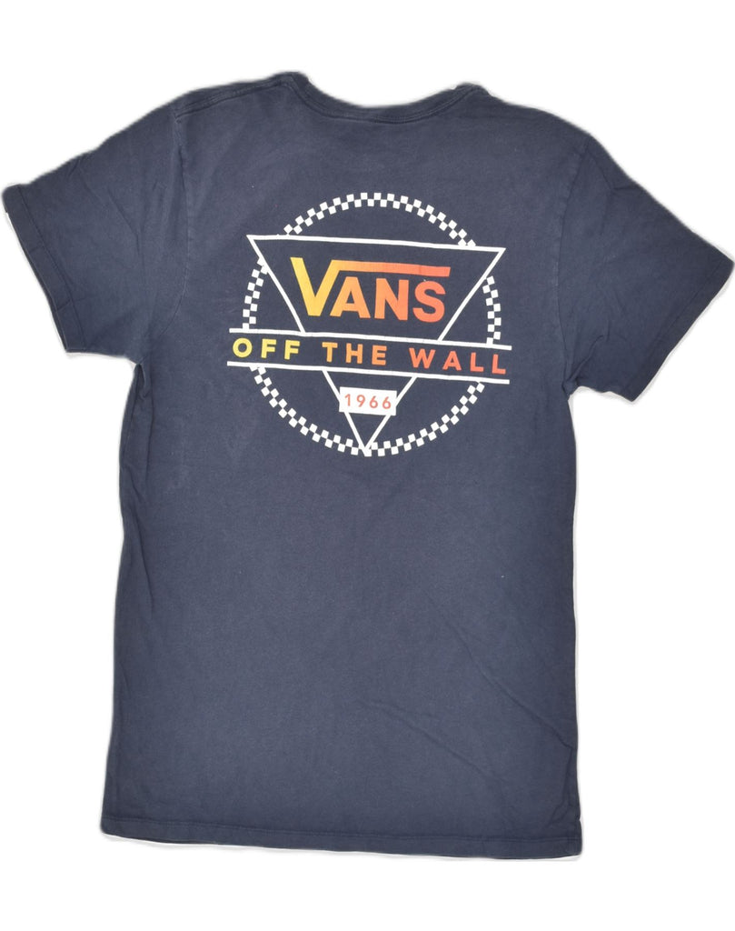 VANS Mens Custom Fit Graphic T-Shirt Top Small Grey Cotton | Vintage Vans | Thrift | Second-Hand Vans | Used Clothing | Messina Hembry 