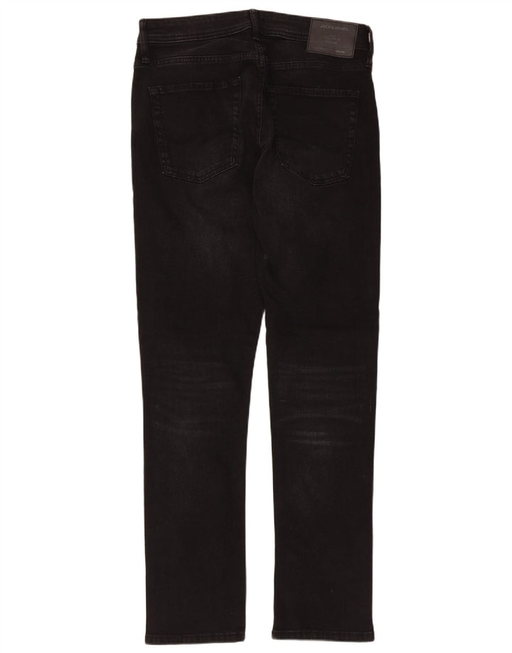 Jack & Jones Mens GLENN Slim Jeans W31 L32 Black Cotton