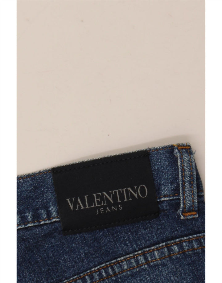 Valentino Mens Straight Jeans W32 L28 Blue