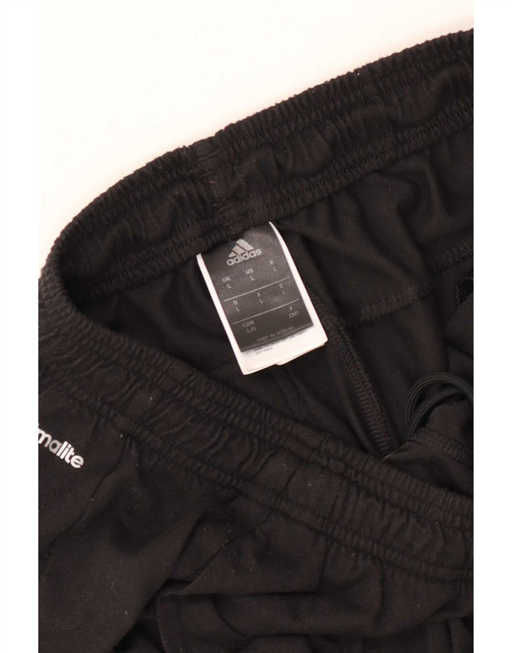 Adidas Mens Climalite Bermuda Sport Shorts Large Black Polyester