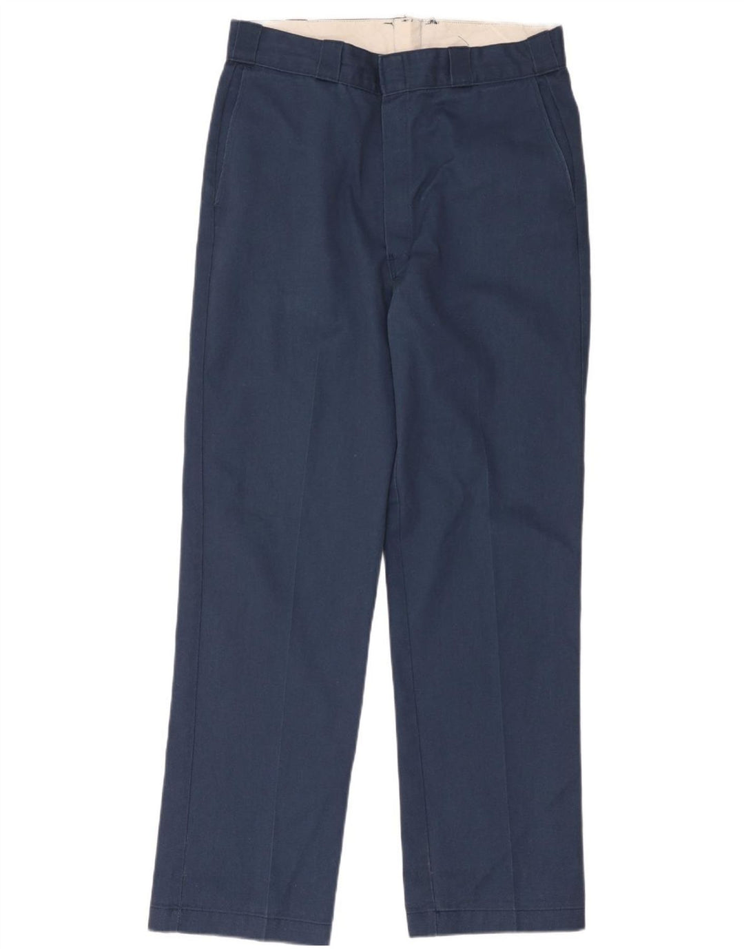 Dickies Mens Straight Chino Trousers W36 L31 Navy Blue
