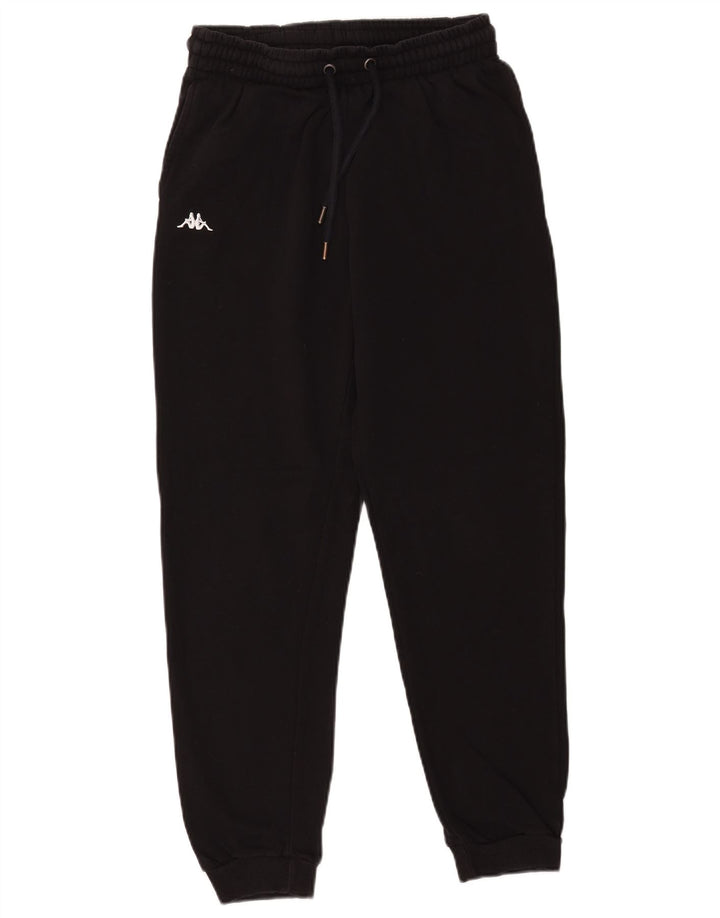 Kappa Mens Tracksuit Trousers Joggers Small Black Cotton