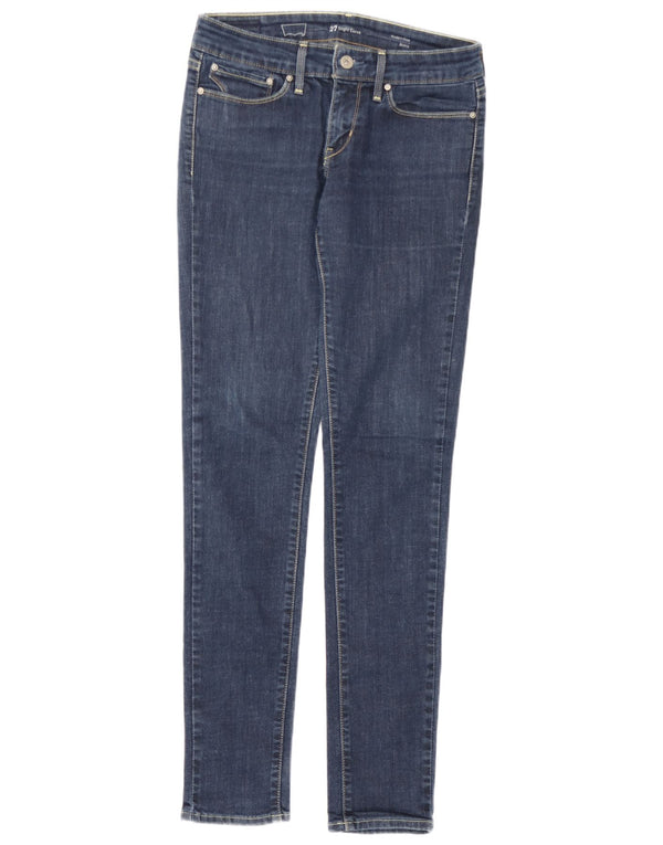 Levi's Womens Slight Curve Modern Rise Skinny Jeans W27 L32 Navy Blue