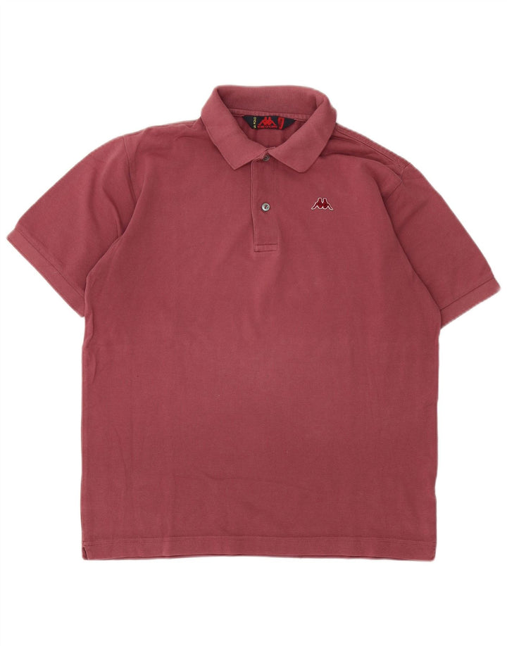 Kappa Mens Polo Shirt Medium Burgundy