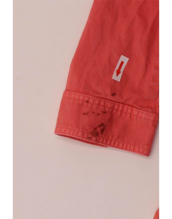 Paul & Shark Womens Yachting Denim Jacket UK 10 Small Pink