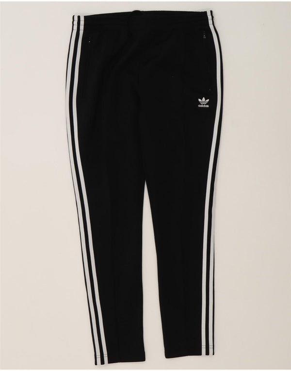 Adidas Womens Tracksuit Trousers UK 12 Medium Black Polyester