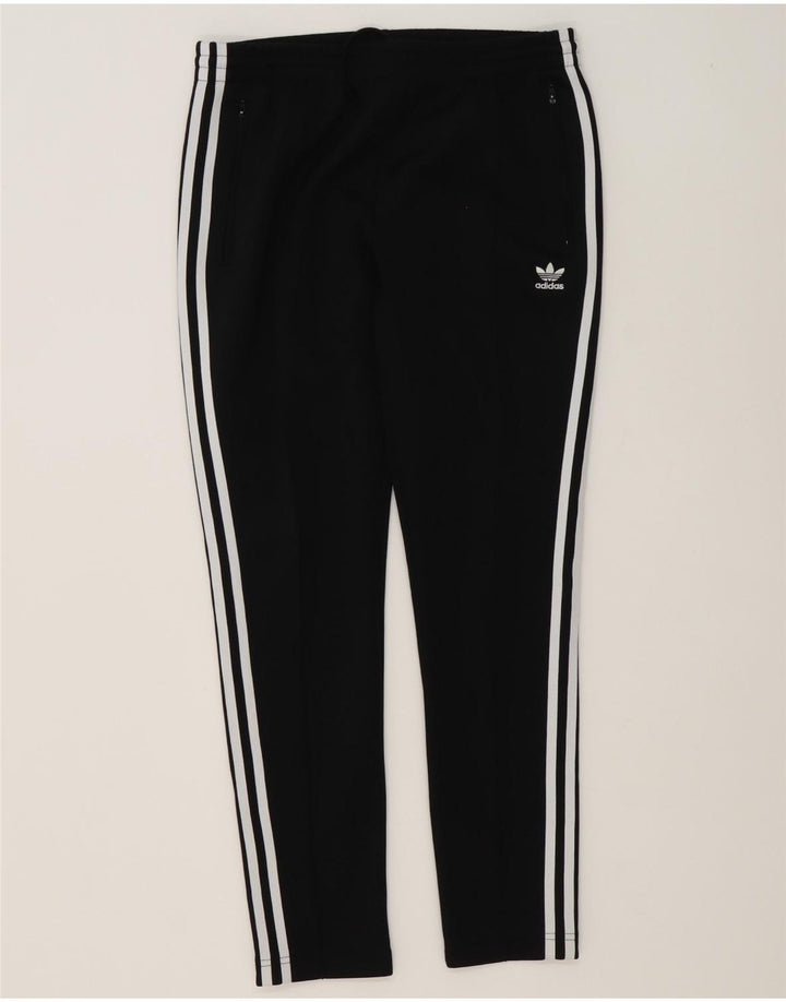 Adidas Womens Tracksuit Trousers UK 12 Medium Black Polyester