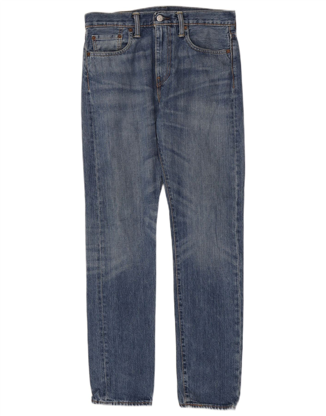 LEVI'S Mens 522 Slim Tapered Jeans W29 L32 Blue Cotton