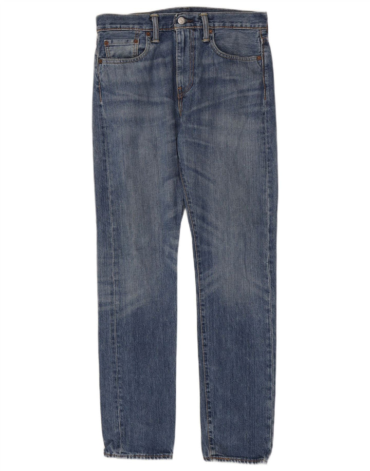 LEVI'S Mens 522 Slim Tapered Jeans W29 L32 Blue Cotton