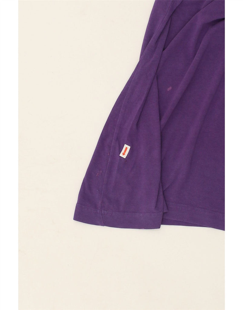 REEBOK Womens Polo Shirt UK 14 Medium Purple | Vintage Reebok | Thrift | Second-Hand Reebok | Used Clothing | Messina Hembry 