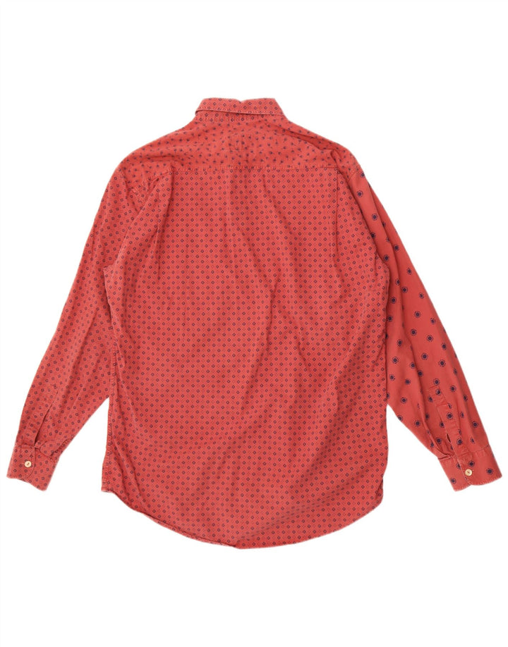 Levi's Mens Shirt Medium Red Spotted Cotton