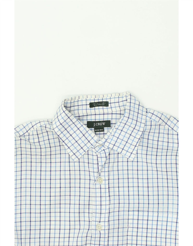 J. CREW Mens Shirt Size 15 1/2 Medium Blue Check Cotton | Vintage J. Crew | Thrift | Second-Hand J. Crew | Used Clothing | Messina Hembry 