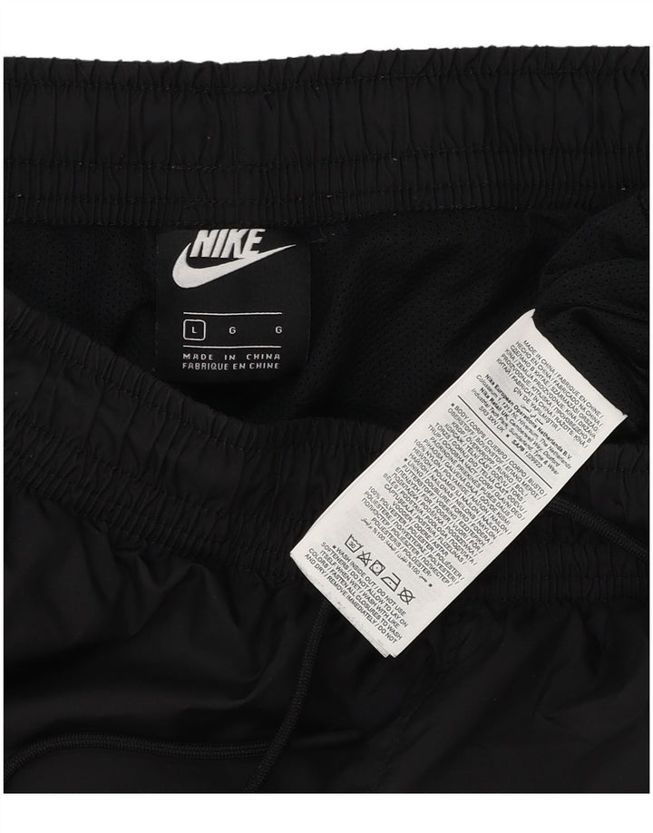 Nike Mens Tracksuit Trousers Joggers Large  Black Polyester