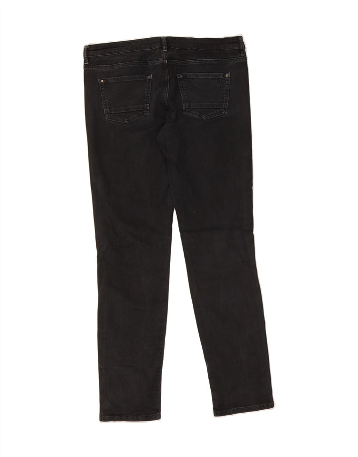 MASSIMO DUTTI Womens Skinny Jeans US 8 Medium W30 L30 Black Cotton Vintage Massimo Dutti and Second-Hand Massimo Dutti from Messina Hembry 