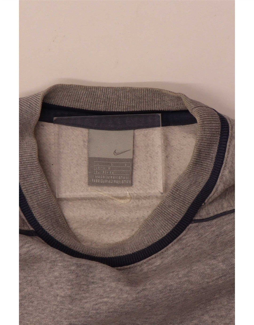 Nike Boys Graphic Sweatshirt Jumper 12-13 Years Large Grey Flecked