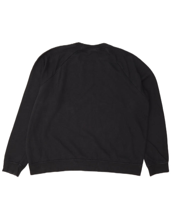 Nike Womens Loose Fit Sweatshirt Jumper UK 18 XL Black Cotton