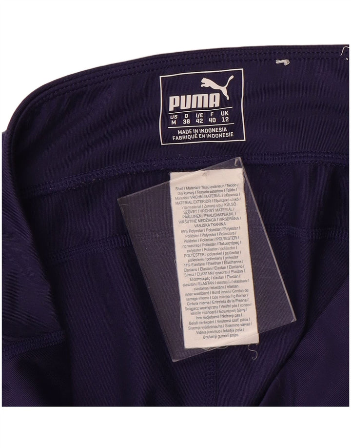 PUMA Womens Capri Leggings UK 12 Medium  Purple Polyester