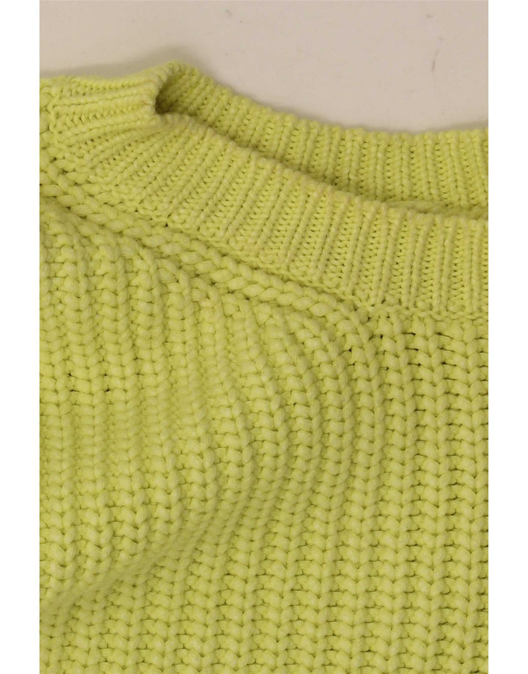 Zara Womens Oversized Vest Tank Top UK 10 Small Yellow Cotton