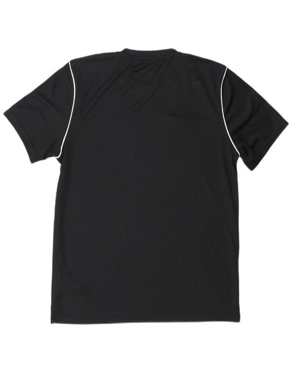 Nike Mens Dri Fit Slim Fit T-Shirt Top Large Black Polyester