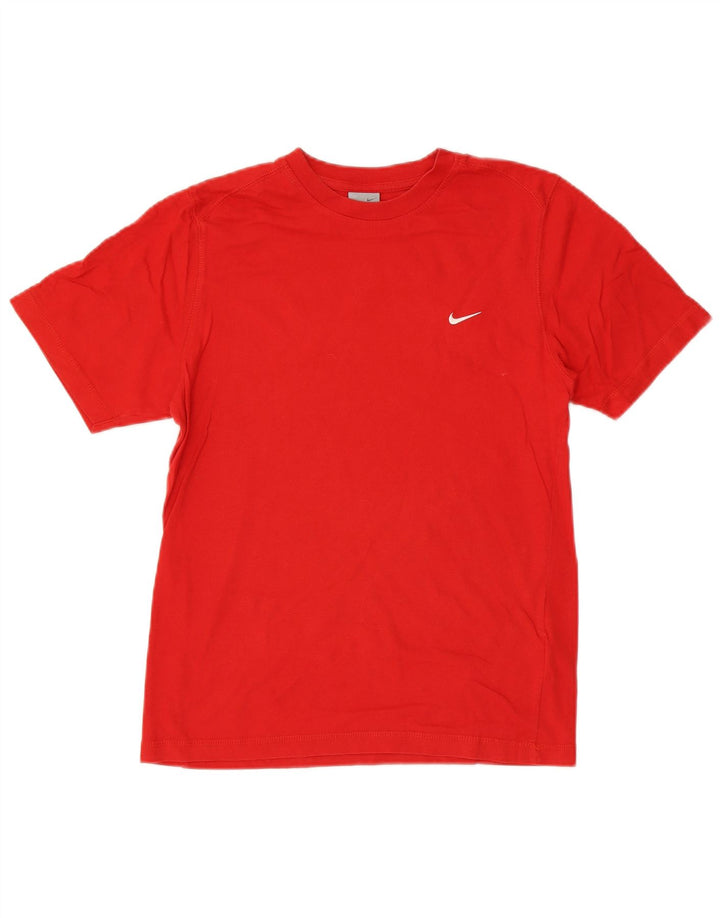 Nike Mens T-Shirt Top UK 36/38 Small Red Cotton