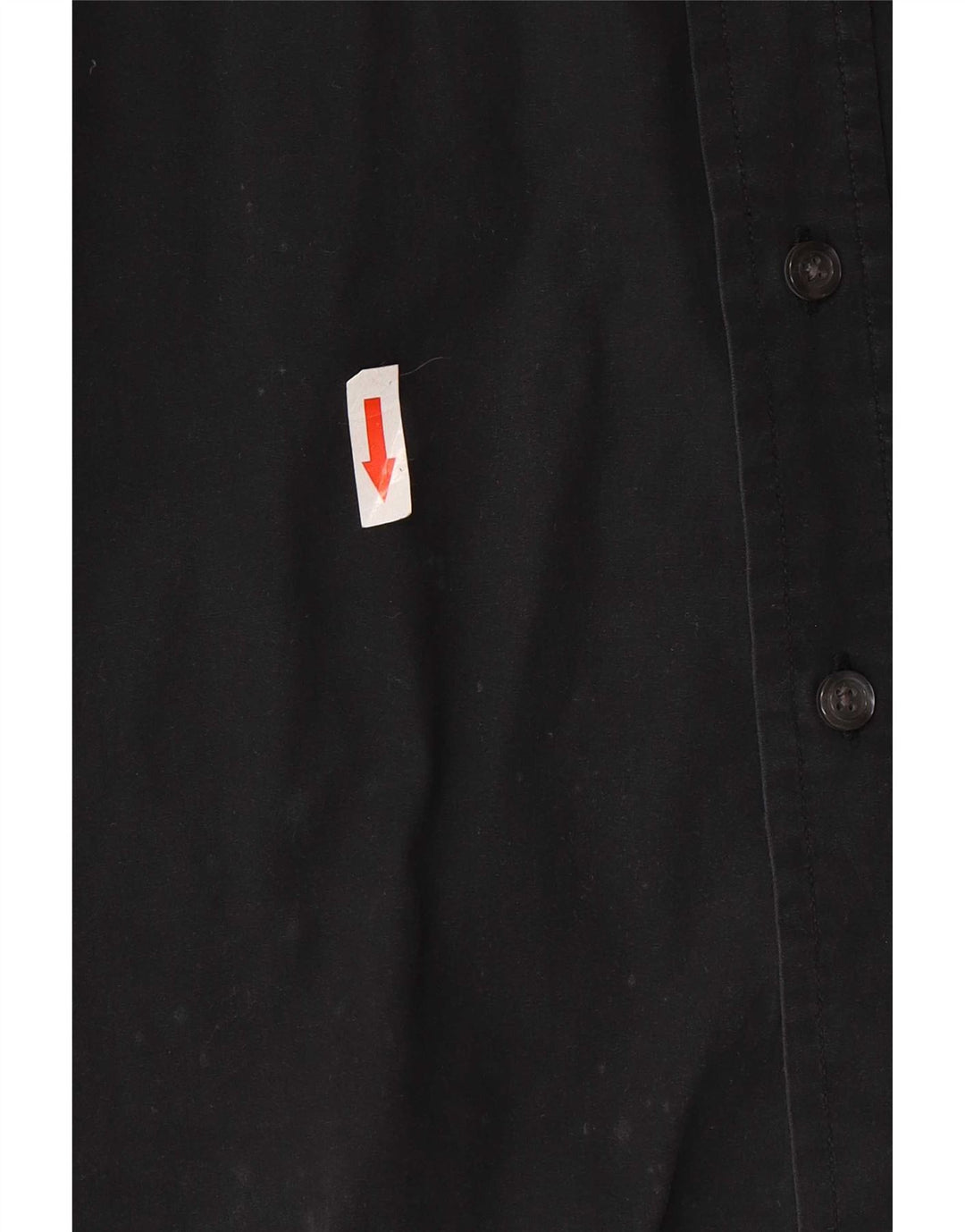 Benetton Mens Shirt Medium Black