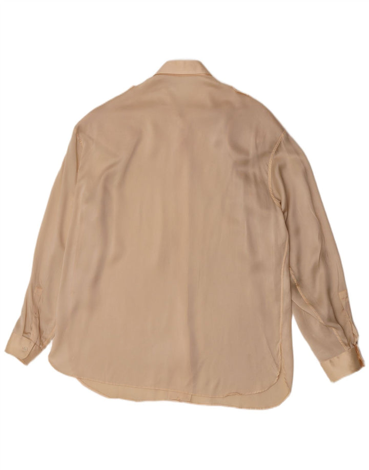 Gian Marco Venturi Mens Military Shirt Size 16 41 Large Beige