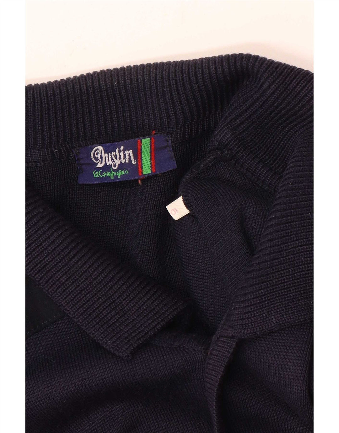 Vintage Mens Cardigan Sweater Large Navy Blue