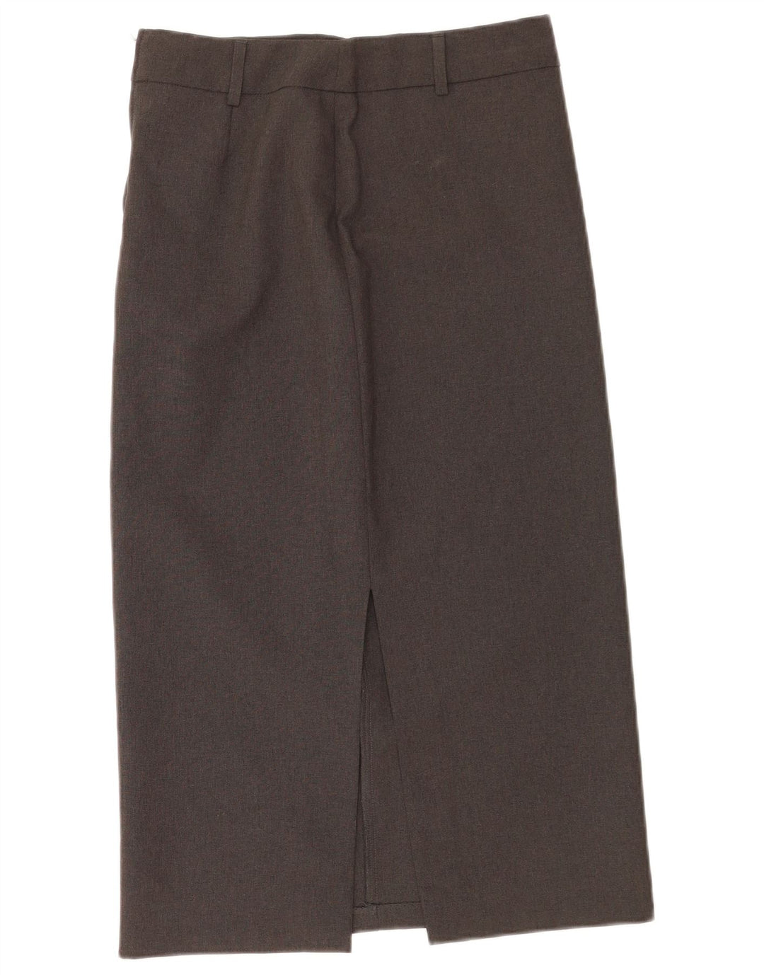 Benetton Womens Midi Straight Skirt IT 40 Small W26 Grey Polyester