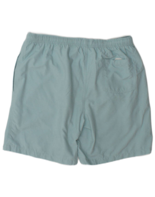 Zara Mens Swimming Shorts Large  Blue Polyester