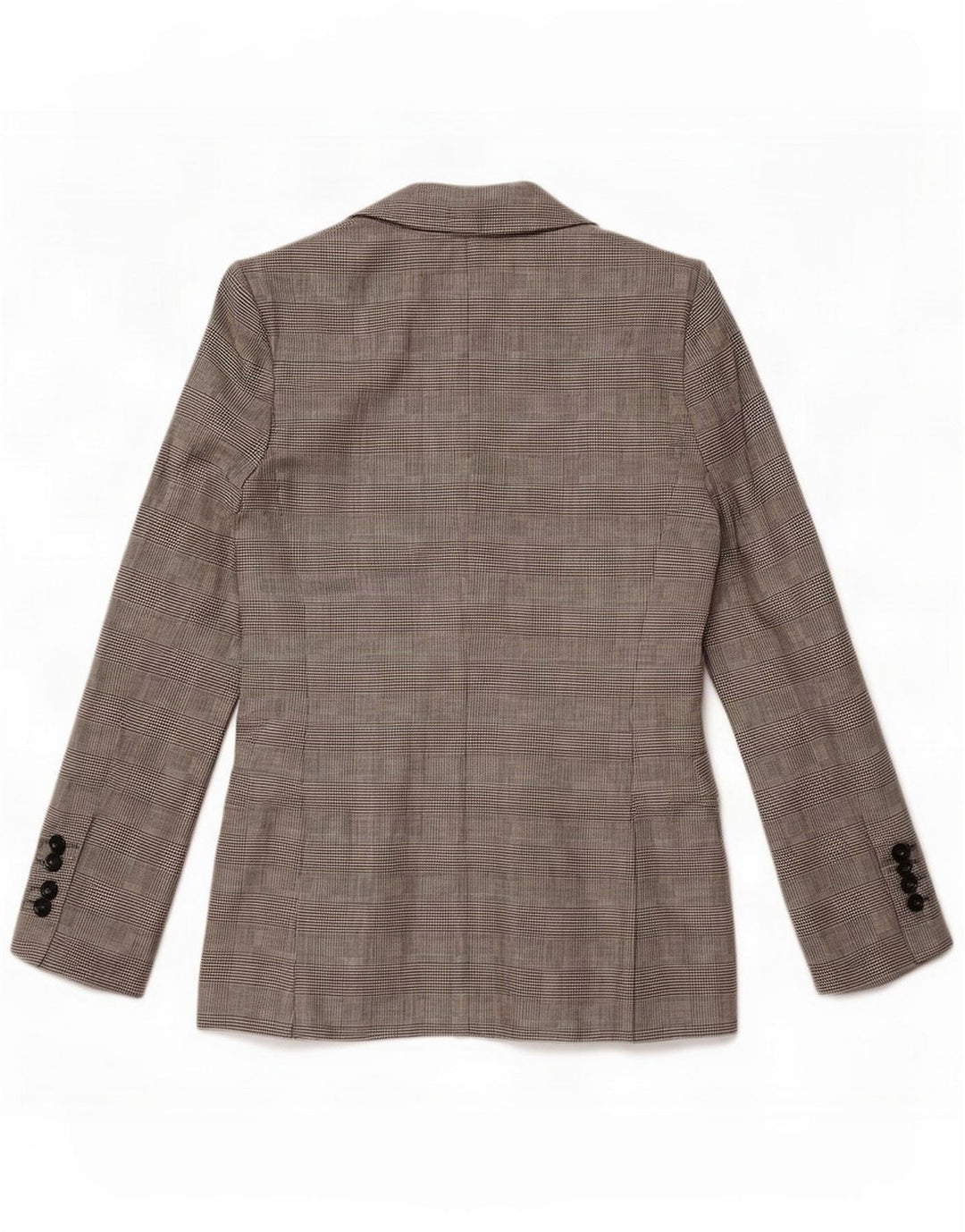 Gianfranco Ferre Womens 1 Button Blazer Jacket UK 16 Large Grey Plaid Wool