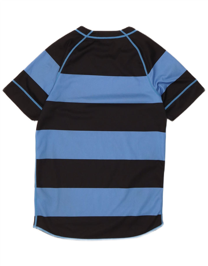 CANTERBURY Mens T-Shirt Top XS Blue Striped Polyester