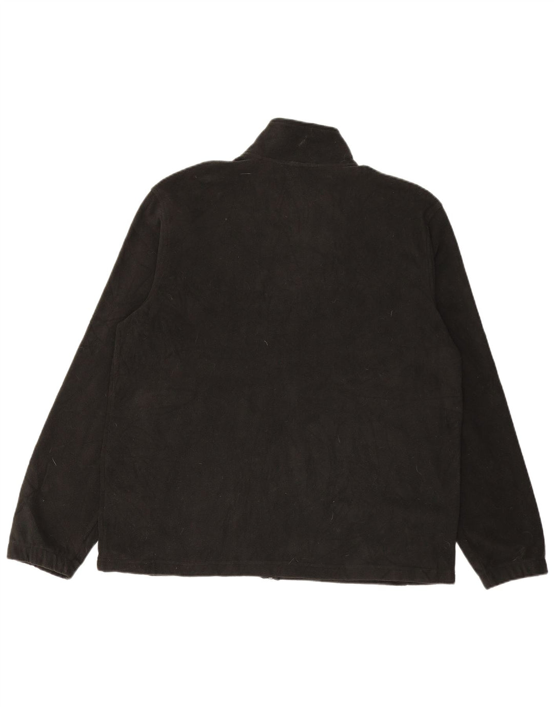 STARTER Mens Fleece Jacket UK 42/44 Large Black Polyester