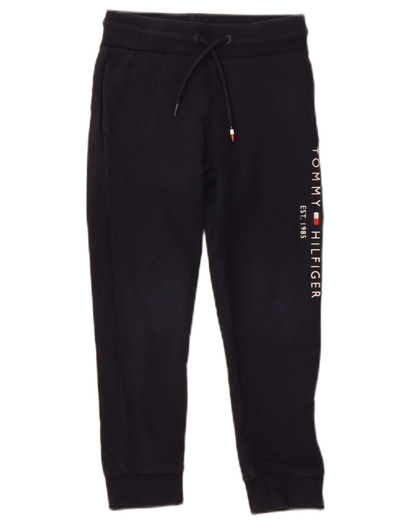 Tommy Hilfiger Boys Graphic Tracksuit Trousers Joggers 5-6 Years Navy Blue