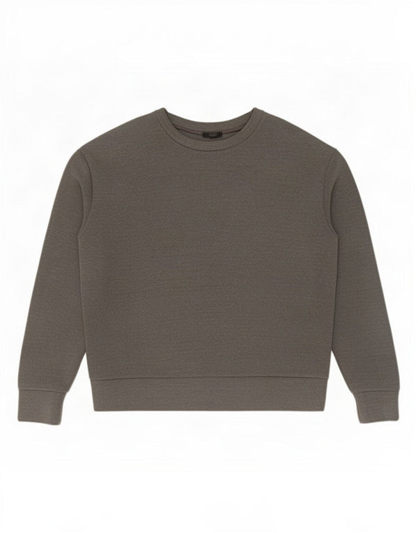 Cos Mens Sweatshirt Jumper Medium Grey Flecked Polyester